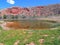 Bottomless Lakes ancient limestone reef.