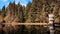 Boubin lake, primeval forest, Bohemian Forest National Park.