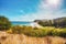 Boucan Canot Beach at Reunion Island seen from Cap Homard - touristic site