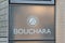 Bouchara logo brand windows entrance and text sign French store linen upholstery and