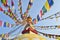 Boudhanath buddhist stupa in Kathmandu