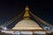 Boudhanath stupa at night