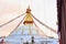 Boudhanath Stupa During Sunset in the Evening