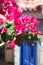 Bougainvillea and Blue Door in Greece