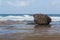 Boulder on the Beach on the North Shore of Barbados