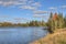 Boulder Lake in Autumn north of Duluth, Minnesota