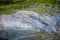 Boulder and water in Rainbow Pools