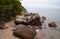 Boulders at the baltic sea