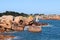 Boulders on the Cote de Granit Rose in Brittany