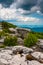 Boulders and eastern view of the Appalachian Mountains from Bear