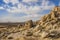 Boulders Form Hillside in Mojave Desert