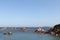 Boulders on the Pink Granite Coast in Brittany