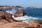 Boulders on the Pink Granite Coast in Brittany