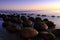 Boulders in the surf - Bowling Ball Beach