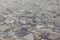 Boulders under water background