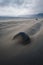 Boulders on Windswept Alaska Beach