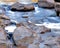 Boulders worn smooth by the Castor River