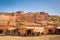 Boumalne Dades, Morocco - October 31, 2016: Market place in Boumalne Dades, Morocco