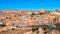 Boumalne Dades, Tinghir Province, Morocco - November 27, 2022: Panorama of the typical Moroccan small town