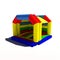 Bounce bouncy castle house isolated on white background. 3D illustration rendering