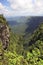 Boundary between the Highveld and Lowveld. African big break edge of the Drakensberg in South Africa