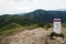 Boundary stone with Poland in Rohace western Tatra mountains, Slovakia