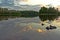 Boundary Waters reflection.