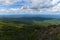 Boundless expanse. view from mountains. Chiquitania. Bolivia