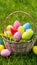 Bountiful Easter basket overflowing with joyous surprises and delightful treasures