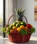 Bountiful Fruit Basket: A Colorful Cornucopia of Nature\\\'s Sweet Gifts.
