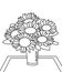 Bouquet of flowers coloring page