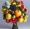 Bouquet illustration of a large set of assorted fruit