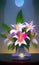 A bouquet of lillies - abstract digital art
