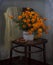 Bouquet of orange marigolds