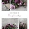 Bouquet of pink peony. Light Simple Carousel Moodboard Instagram Post.