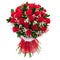 Bouquet of red roses isolated