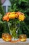 Bouquet of stunning orange roses