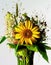 Bouquet of Wildflowers and Various Grasses