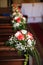 Bouquets in Catholic Church.
