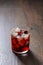 Bourbon and Cola Cocktail