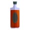 Bourbon element bottle icon, cartoon style