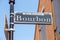 Bourbon Street sign in the French Quarter of New Orleans