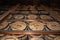 Bourbon Whiskey Being Stored Oak Barrels