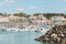 Bourgenay harbor with its 650 places of pleasure boats