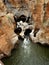 Bourke`s Luck potholes Blyde River South Africa.