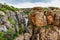 Bourkes Luck Potholes, amazing canyon scenery, South Africa