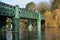 Bourne End Railway Bridge across the River Thames at Cookham, Berskhire UK