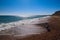 Bournemouth beach and cliffs, North sea, UK