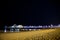 Bournemouth beach at night