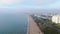 Bournemouth beach and pier in England